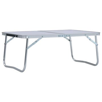 vidaXL Campingtafel inklapbaar 60x40 cm aluminium wit, Verzenden, Nieuw
