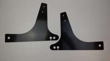 Sissybar Zijplaten compatibel met Harley Davidson Dyna M..., Nieuw