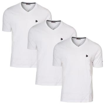 Donnay Donnay Heren - 3-Pack - V-neck T-Shirt Berno - Wit, Verzenden, Nieuw