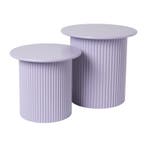 Bijzettafels Oslo - lila - set van 2, Verzenden, Nieuw