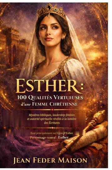 Esther : 100 Qualités Vertueuses D’Une Femme Chrétienne, Ophalen of Verzenden, Nieuw, Jean Feder Maison