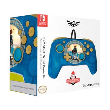 Switch Zelda Breath Of The Wild Controller Wired [Complete], Ophalen of Verzenden, Zo goed als nieuw
