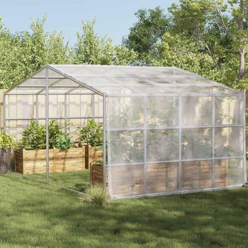 vidaXL Plantenhoes Transparant 4 x 12 m PE, Verzenden