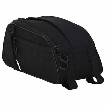 vidaXL Fietstas Zwart 38 x 16 x 16 cm Polyester, Fietsen en Brommers, Verzenden, Nieuw