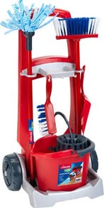 Klein Toys Vileda schoonmaaktrolley - speelgoed - incl., Ophalen of Verzenden, Zo goed als nieuw