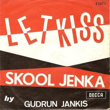 vinyl single 7 inch - Gudrun Jankis - Letkiss / Skool Jenka, Verzenden, Zo goed als nieuw, 7 inch, Nederlandstalig