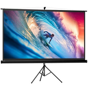 Beamer Scherm Met Statief 221 X 124 Cm 100 Inch 16:9 HD 4K R, Verzenden, Nieuw