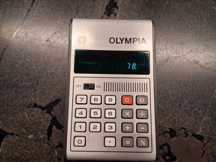 Olympia Werke AG - Rekenmachine - 1970-1980, Spelcomputers en Games, Spelcomputers | Overige Accessoires