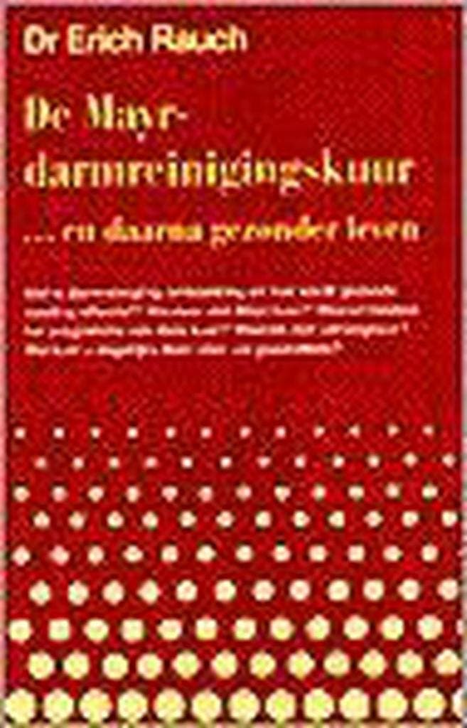 De Mayr-darmreinigingskuur ... en daarna gezonder leven /, Boeken, Gezondheid, Dieet en Voeding, Gelezen, Verzenden