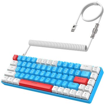 2dekans | YINDIAO T8 60% gaming keyboard, 68 keys, compact,, Ophalen of Verzenden, Zo goed als nieuw, YINDIAO
