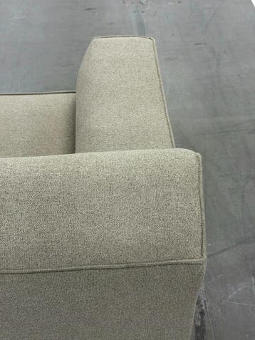 Design on Stock Bloq Bank | Beige | Nieuwstaat + Garantie, Huis en Inrichting, Banken | Bankstellen, 250 tot 300 cm, Stof, Ophalen of Verzenden