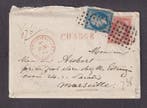 Frankrijk 1862 - Schattige kleine aangetekende brief,, Gestempeld