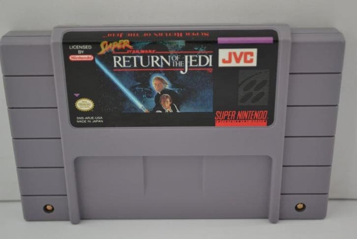 Super Star Wars - Return Of The Jedi (SNES USA), Spelcomputers en Games, Games | Nintendo Super NES, Zo goed als nieuw, Verzenden