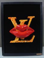Brother X - Kissed by Louis Vuitton (Luxury edition), Antiek en Kunst, Kunst | Schilderijen | Modern
