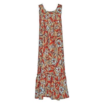 Verysimple • beige midi jurk • 34 (IT40), Kleding | Dames, Jurken, Verzenden, Nieuw, Maat 34 (XS) of kleiner, Verysimple