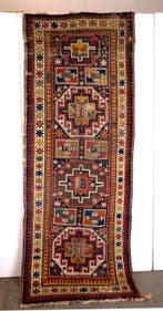 Kazak, Moghan gebied met Memling Gul. - Tapijt - 284 cm -, Nieuw