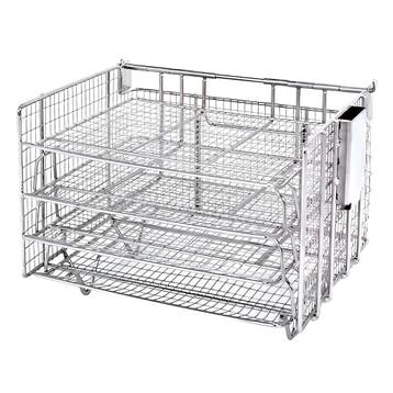 GGM Gastro | Frituurmand - 303x350x(H)246mm - RVS | met |, Verzenden