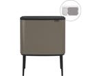 Brabantia Bo Touch Bin - Prullenbak - 11 + 23 liter -, Verzenden, Zo goed als nieuw