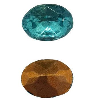 4 x Aquamarijn Swarovski puntsteen ovaal 8 x 5 mm – blauw, Ophalen of Verzenden, Nieuw, Overige typen