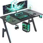 Gaming bureau - Gaming desk - Gaming tafel - 140x60 cm - Gro, Verzenden, Zo goed als nieuw