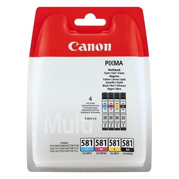 Canon CLI-581 multipack BK/C/M/Y Inktcartridge (origineel), Verzenden, Nieuw, Canon
