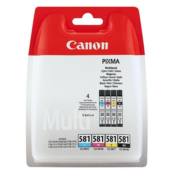 Canon CLI-581 multipack BK/C/M/Y Inktcartridge (origineel), Computers en Software, Printerbenodigdheden, Nieuw, Verzenden