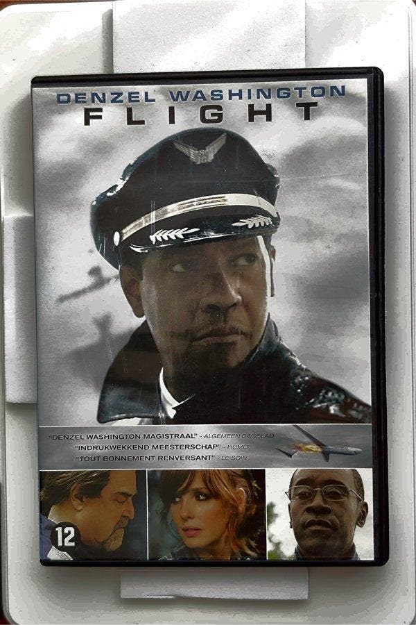 DVD Flight (2012) Denzel Washington Carter Cabassa, Cd's en Dvd's, Dvd's | Drama, Verzenden