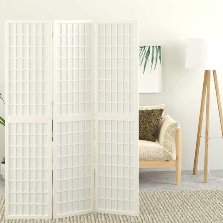 vidaXL Kamerscherm inklapbaar 3 panelen Japanse stijl, Huis en Inrichting, Woonaccessoires | Kamerschermen, Nieuw, Verzenden