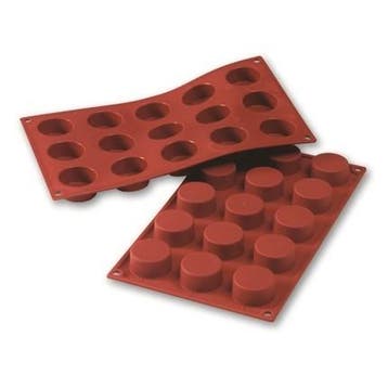 Siliconen Bakvorm Petit Fours Ø40h20mm (15), Verzenden, Nieuw