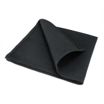 Servetten Zwart 40x40cm Katoen - Treb X, Verzenden, Nieuw, Overige kleuren, Tafelkleed of Tafelzeil