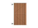 Poortdeur Thermowood Ayous Rhombus Verticaal 100 x 180 cm, Nieuw