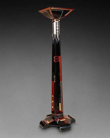 Attribué à Jean Goulden & Jean Dunand - Lamp - lak