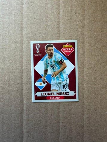 2022 Panini FIFA World Cup Qatar 2022 Extra Stickers Lionel, Nieuw