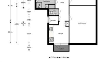 Te Huur 4 Kamer Appartement Stalpaertstraat In Rotterdam, Huizen en Kamers, Huizen te huur, Rotterdam, Direct bij eigenaar, Appartement