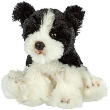 Suki Gifts Border Collie knuffel - pluche - zwart/wit - 13, Verzenden, Nieuw