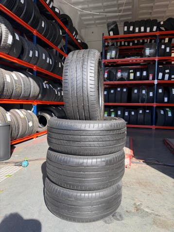 245/45R18 100Y Bridgestone Zomerbanden - 4x 5,8mm / 4,6mm, 18 inch, Ophalen of Verzenden, Band(en), Personenwagen