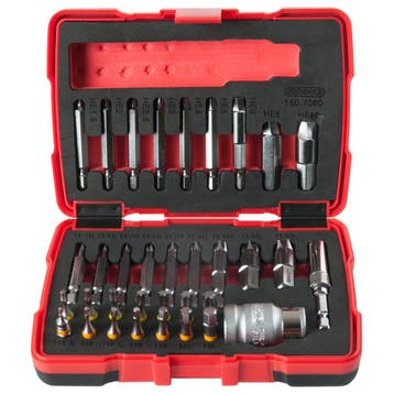 KS Tools 1/4 + 10 mm Torx- en inbusboutuitdraaiset 34-delig, Verzenden, Nieuw