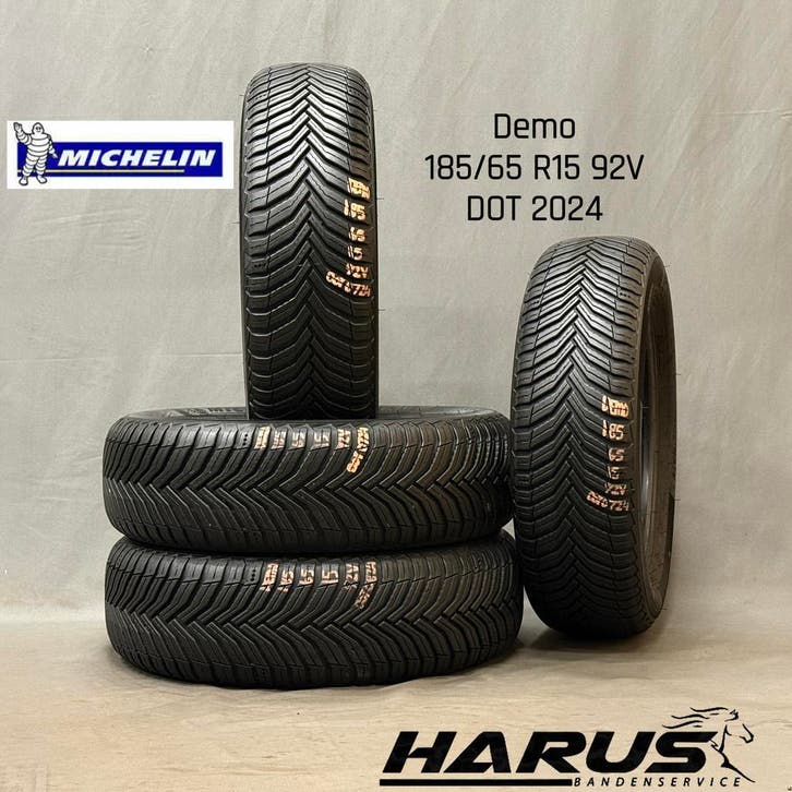 185/65/15 92V Michelin CrossClimate2 4seizoensbanden demo 4X, Auto-onderdelen, Banden en Velgen, 15 inch, Erkend duurzaam, All Season