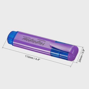 Set van 4 of 6 Fluorescerende Highlighters met Brede Stift -, Verzenden, Nieuw in verpakking