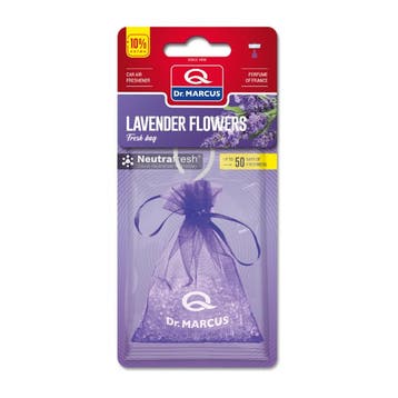 Dr. Marcus Lavender Flowers Fresh bag luchtverfrisser met, Auto diversen, Ophalen of Verzenden, Nieuw