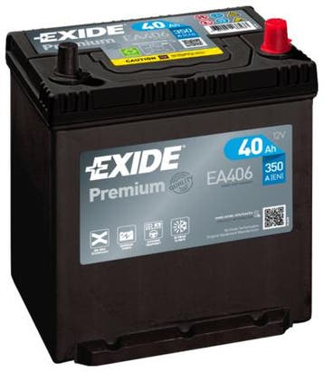 Exide Premium accu | EA406 | 12V 40Ah, Ophalen of Verzenden, Nieuw
