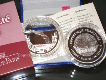 2008 Frankreich 1,50 Euro Olympiade Peking Schwimmen zilv..., Verzenden