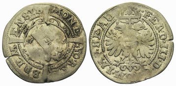 4 Grote 1646 Bremen Stadt:, Postzegels en Munten, Verzenden