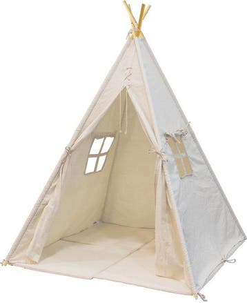 2dekans | Sunny Alba Tipi Tent Crème/Wit voor kinderen -, Ophalen of Verzenden, Zo goed als nieuw