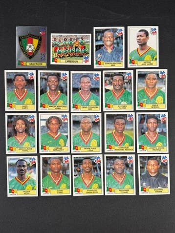 1994 Panini USA 94 World Cup, Camerun: complete team, Nieuw