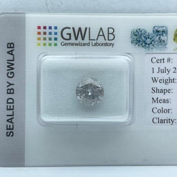 Zonder minimumprijs - 1 pcs Diamant (Natuurlijk) - 1.51 ct -, Sieraden, Tassen en Uiterlijk, Edelstenen, Nieuw