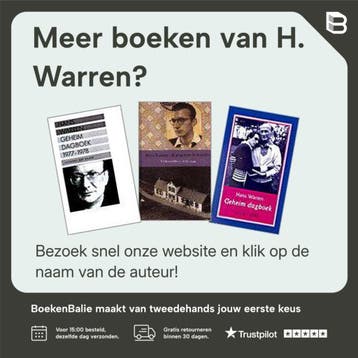 Geheim dagboek - deel 11: 1975-1976 / Geheim dagboek Hans, Boeken, Verzenden, Gelezen, H. Warren