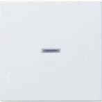 Gira Bedieningswip met lens Zuiver wit (hagelwit) 029003, Nieuw, Stopcontact