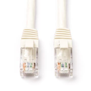 Internetkabel | Cat6a U/UTP | 30 meter (Wit), Verzenden, Nieuw