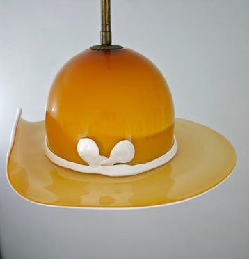 Plafondlamp - Muranoglas - Design Italia 1970